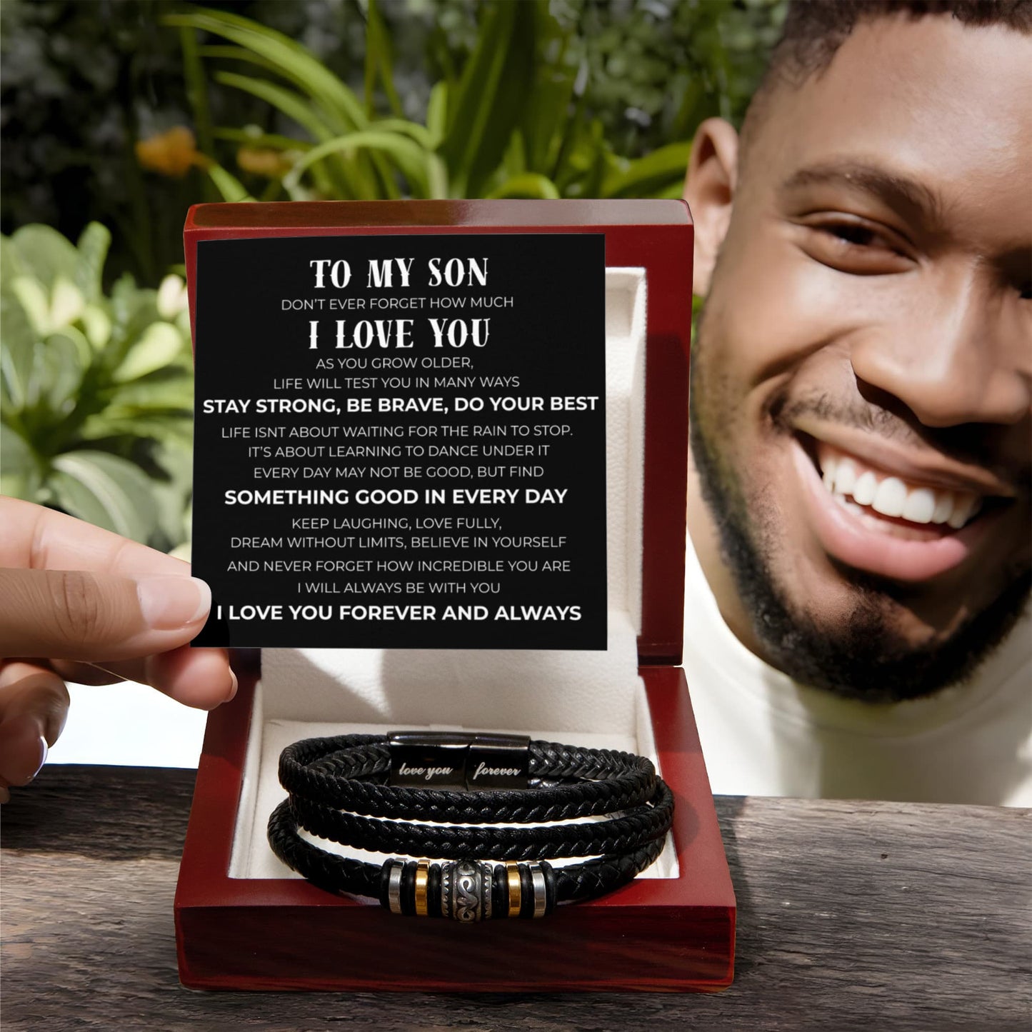 To My Son - Love You Forever - Bracelet