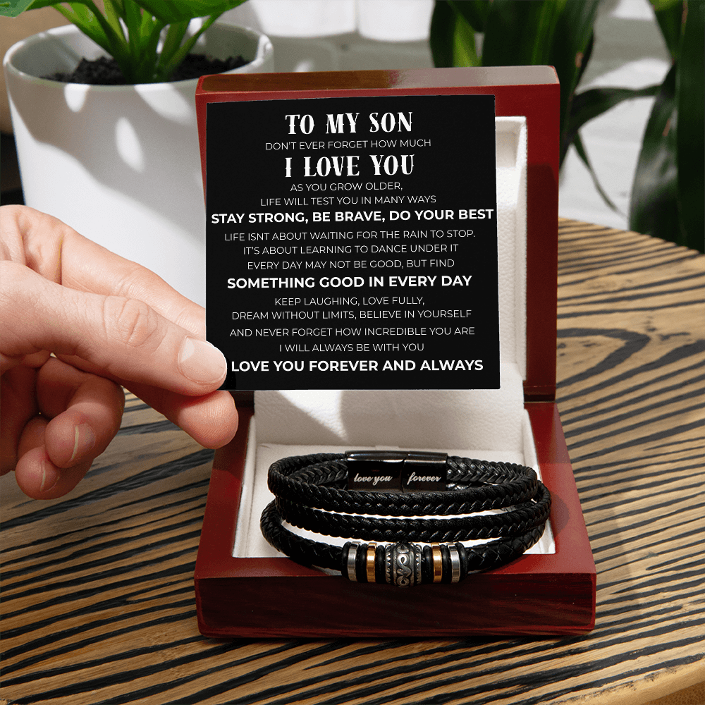 To My Son - Love You Forever - Bracelet