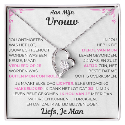 Aan mijn vrouw - Liefde van mijn leven ketting