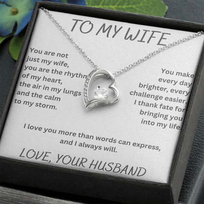 To My Wife Forever Love Necklace