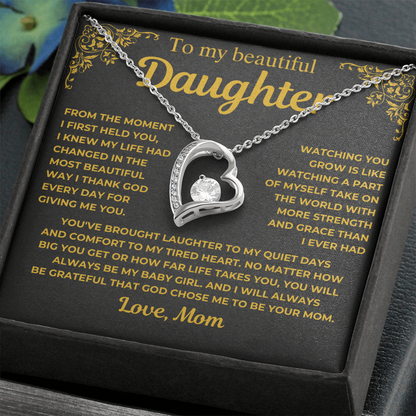 To My Beautiful Daughter - I Thank God - Gift from Mom