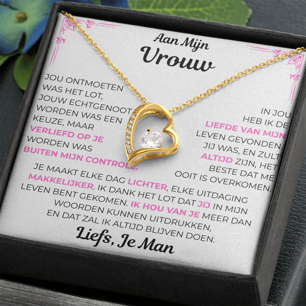 Aan mijn vrouw - Liefde van mijn leven ketting