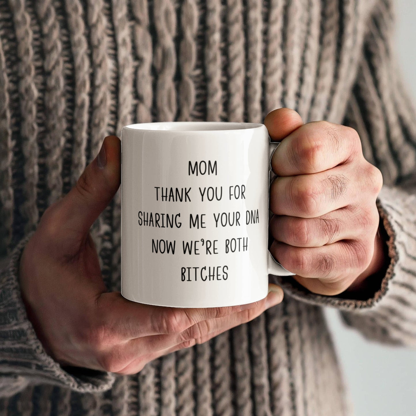 Mom thanks for sharing DNA Mug