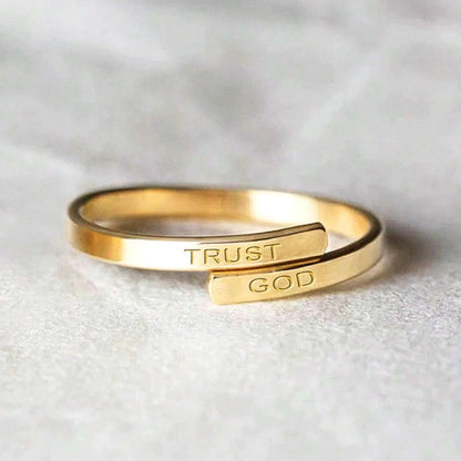 Trust God Ring