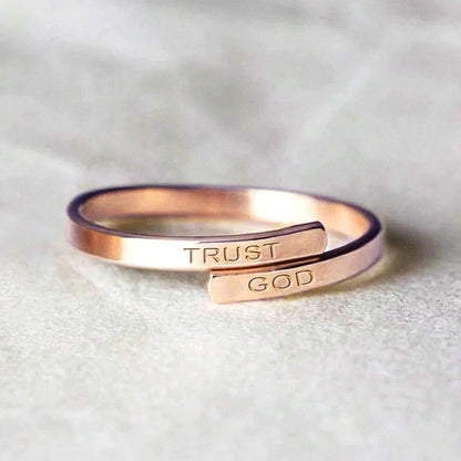 Trust God Ring